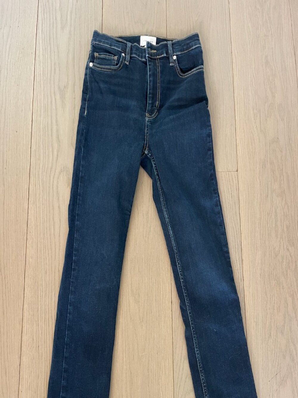 FRAME Dark Wash Straight Leg Jeans Size 27